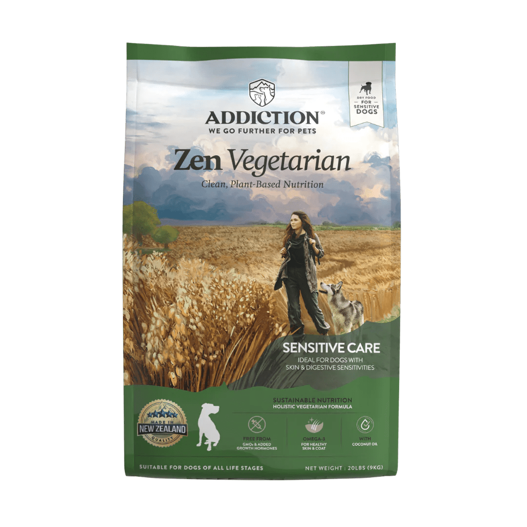 Zen Vegetarian Dry Dog Food - Addiction Pet Foods USA