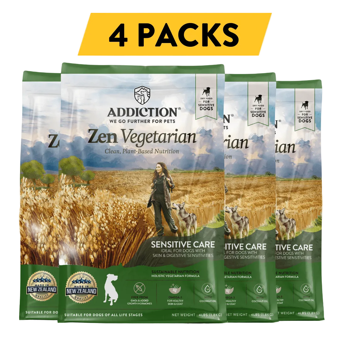 Zen Vegetarian Dry Dog Food - Addiction Pet Foods USA