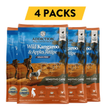 Discover Addiction's Wild Kangaroo & Apples dry dog food. Made with real kangaroo meat, it's high in protein, low in fat, and packed with antioxidants. Grain-free and enriched with coconut oil, it supports your dog's health and vitality. Try it today!