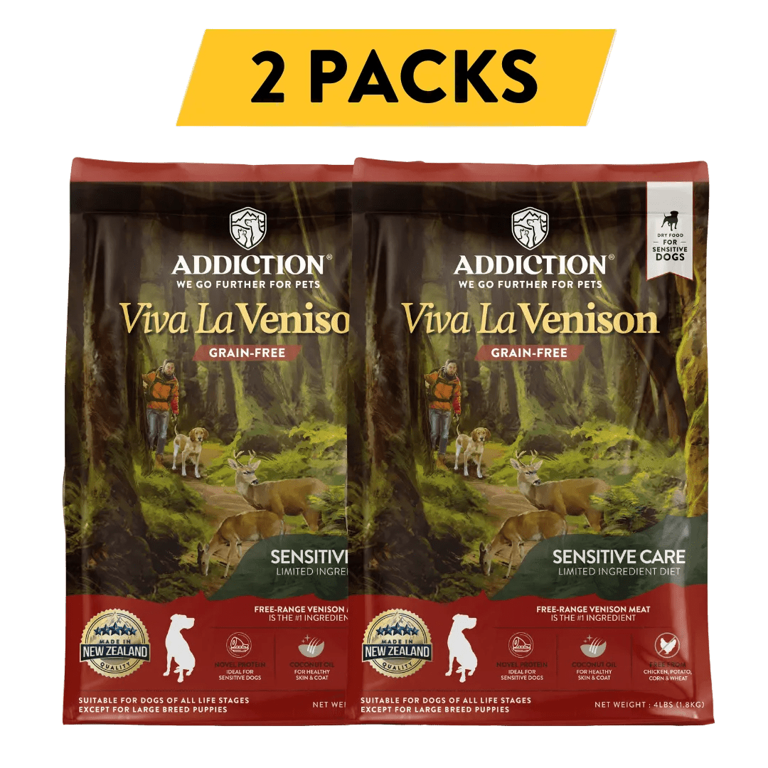 Viva La Venison Dry Dog Food - Addiction Pet Foods USA
