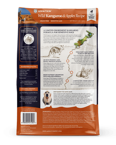 Addiction Wild Kangaroo & Apples Recipe Dry Dog Food